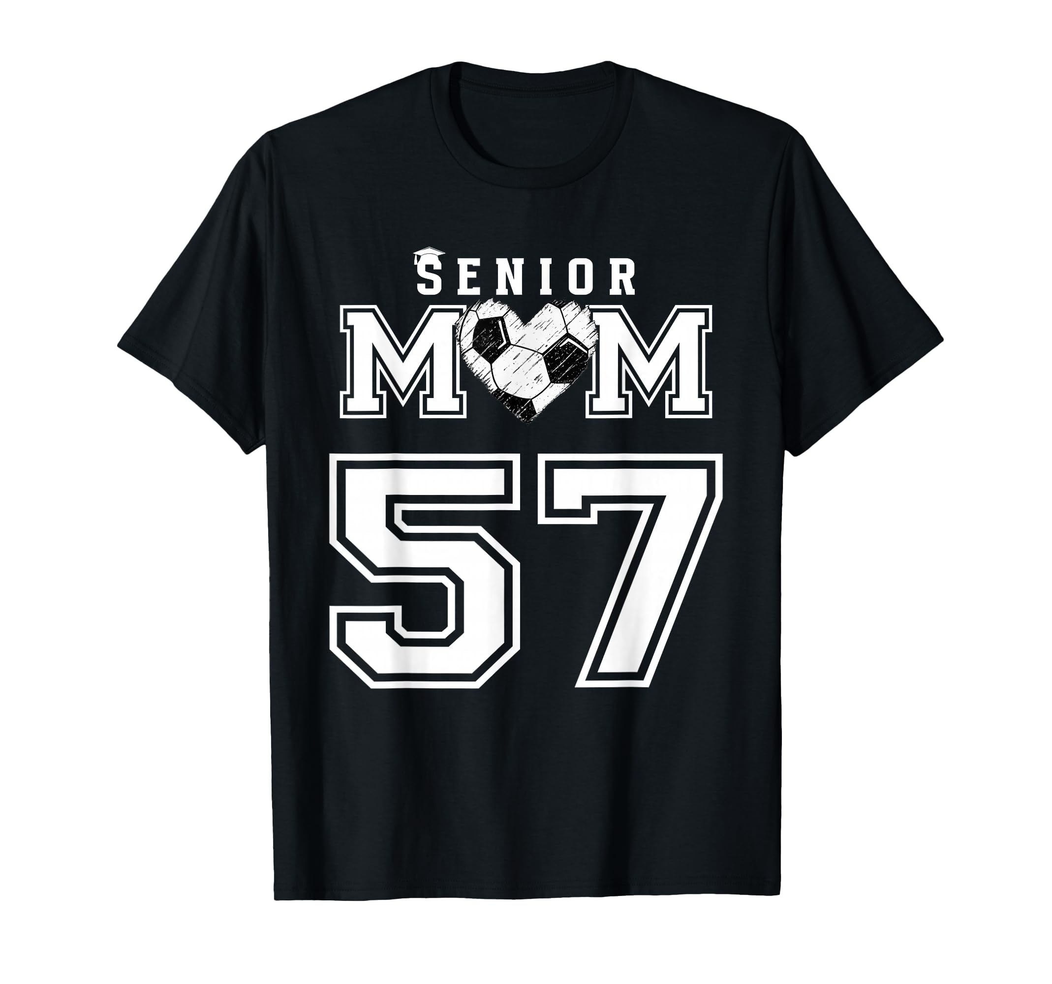 Proud Senior Soccer Mom Custom Jersey T-Shirt - Novelty Apparel Men Women