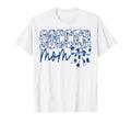 Groovy Soccer Mom Coquette Bow Game Day T-Shirt - Novelty Apparel Unisex