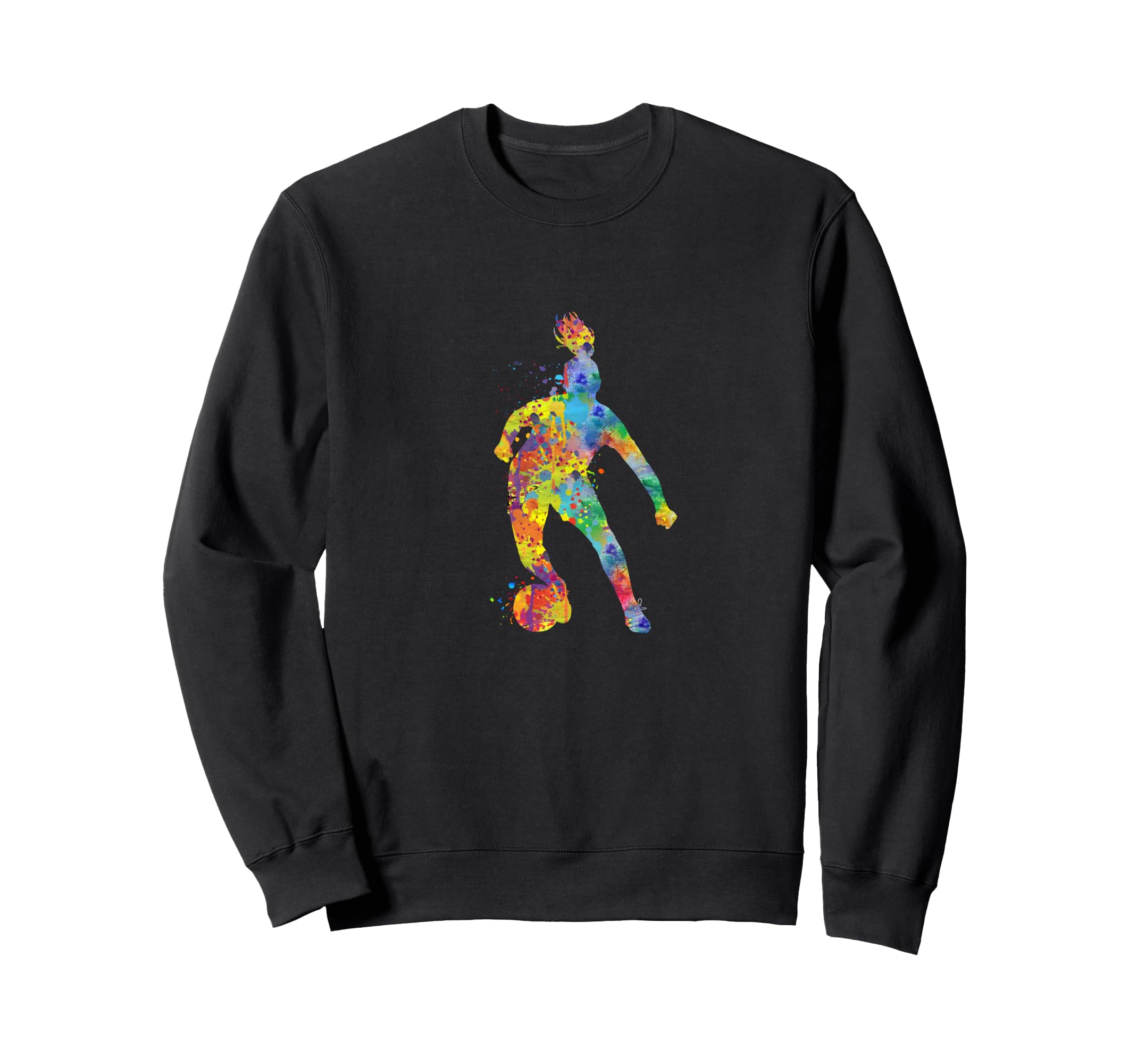 Colorful Soccer Player And Sweatshirt - Streetwear Style Men Women