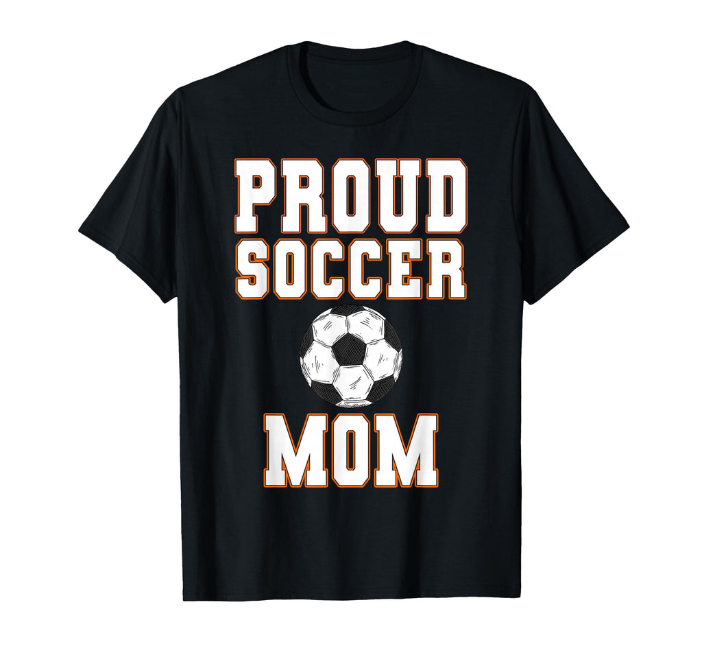 Proud Soccer Mom Game Day Sports T-Shirt - Aesthetic Graphic for Adults