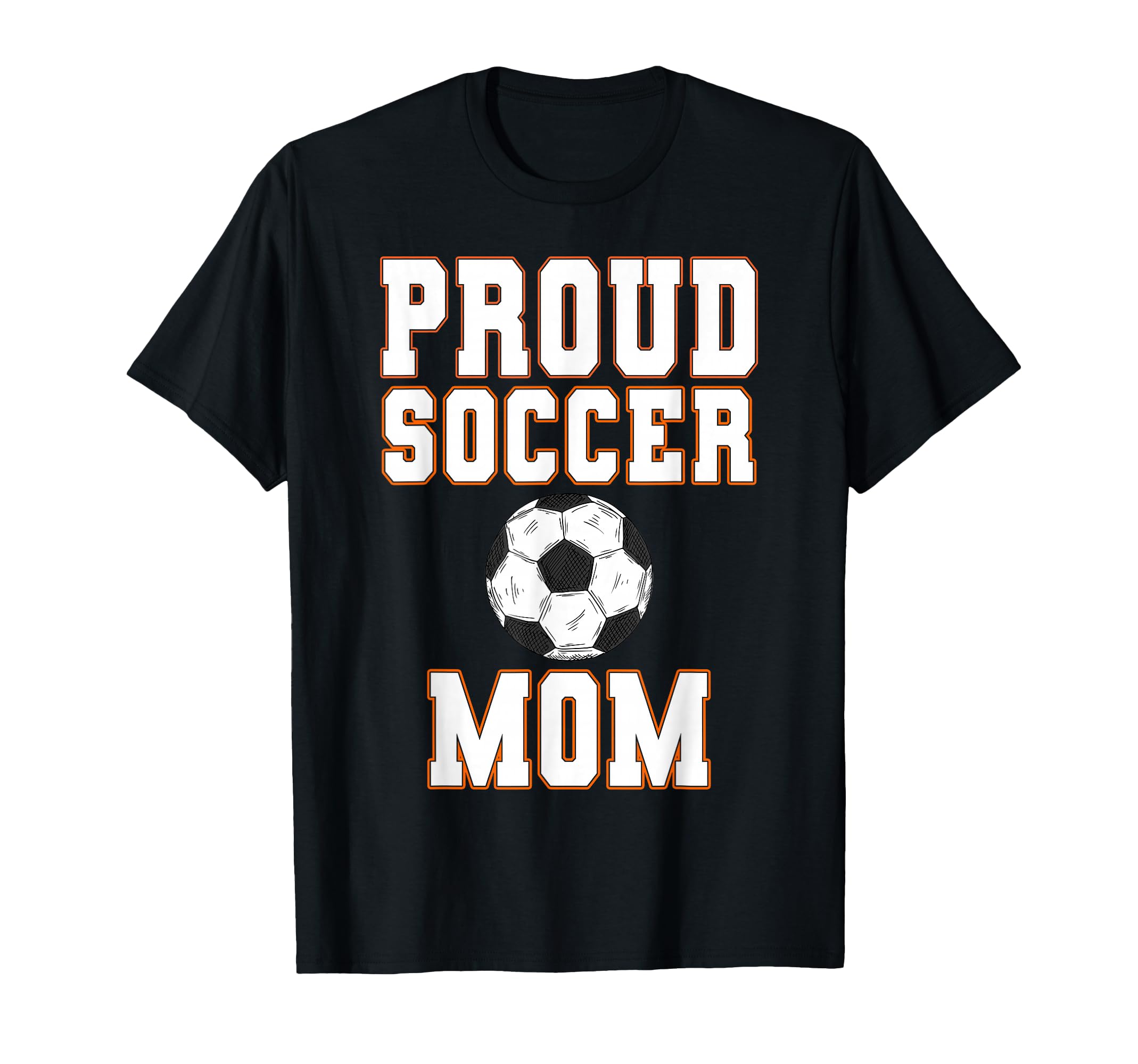 Proud Soccer Mom Game Day Sports T-Shirt - Aesthetic Graphic for Adults