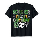 Bonus Mom Birthday Soccer Player Game Day T-Shirt - Novelty Apparel Unisex