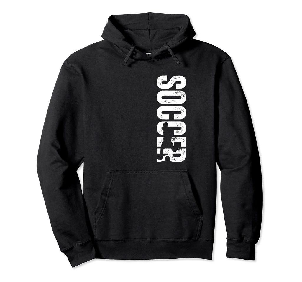 Soccer Coach Distressed Soccer Player Hoodie - Aesthetic Graphic Unisex
