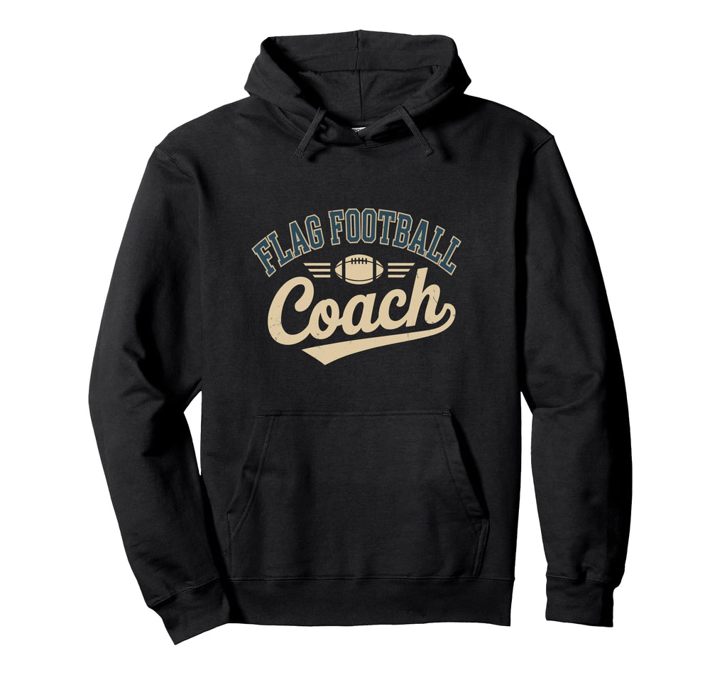 Flag Football Coach Hoodie - Unique Graphic for Adults