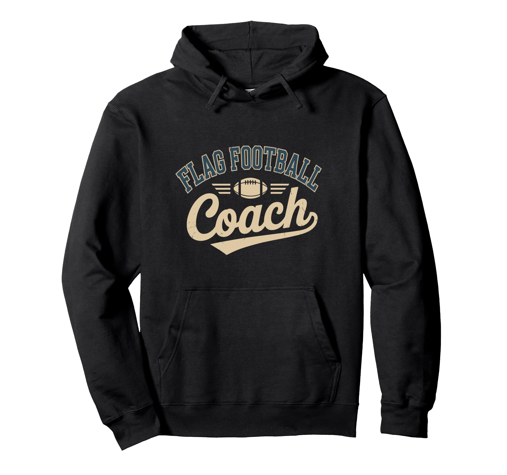 Flag Football Coach Hoodie - Unique Graphic for Adults
