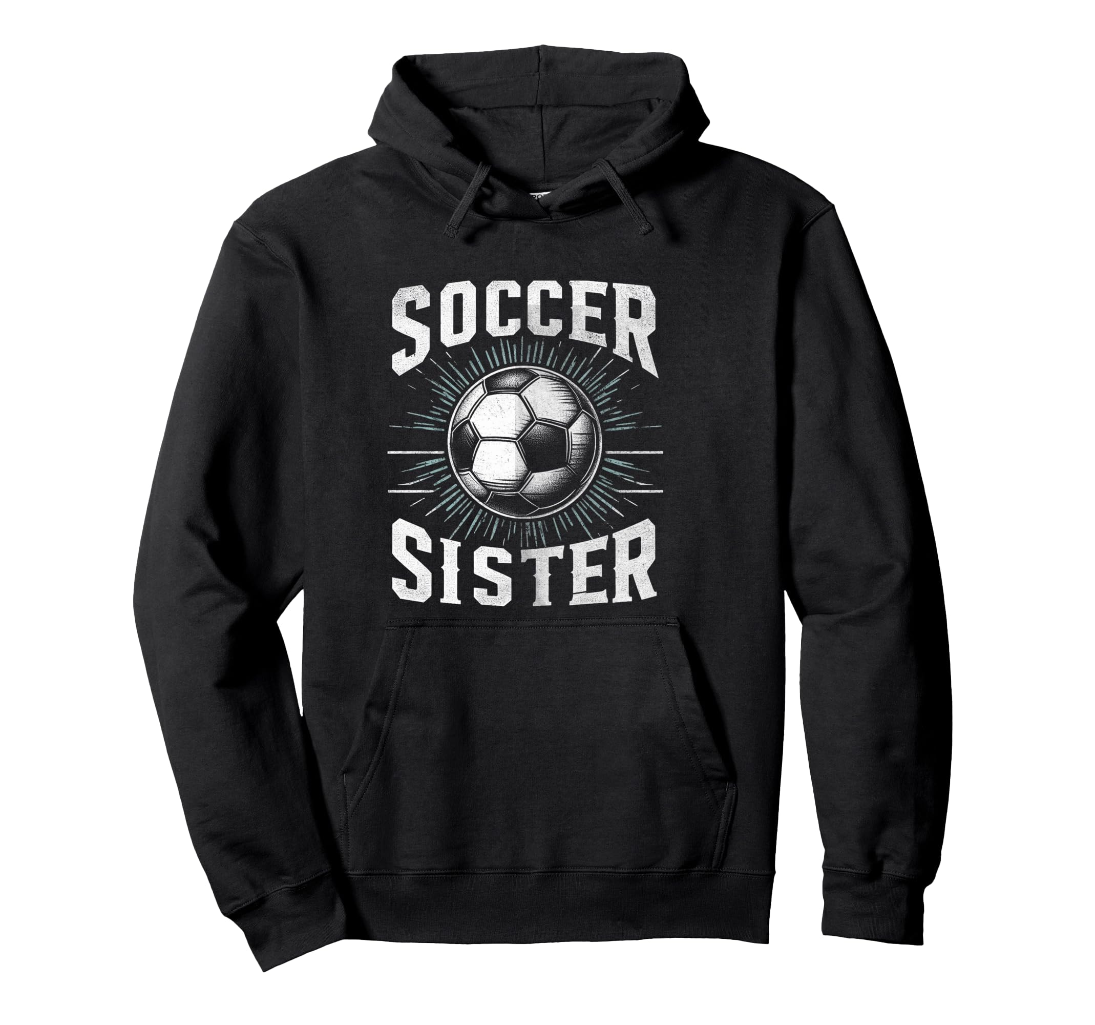 Soccer Sister Football Lover Gifts Hoodie - Custom Art Print Men Women
