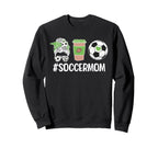 Soccer Mom Soccer Player Mother Sweatshirt - Streetwear Style for Adults
