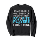 Funny Soccer Coach Trainer Team Sweatshirt - Minimalist Print Men Women