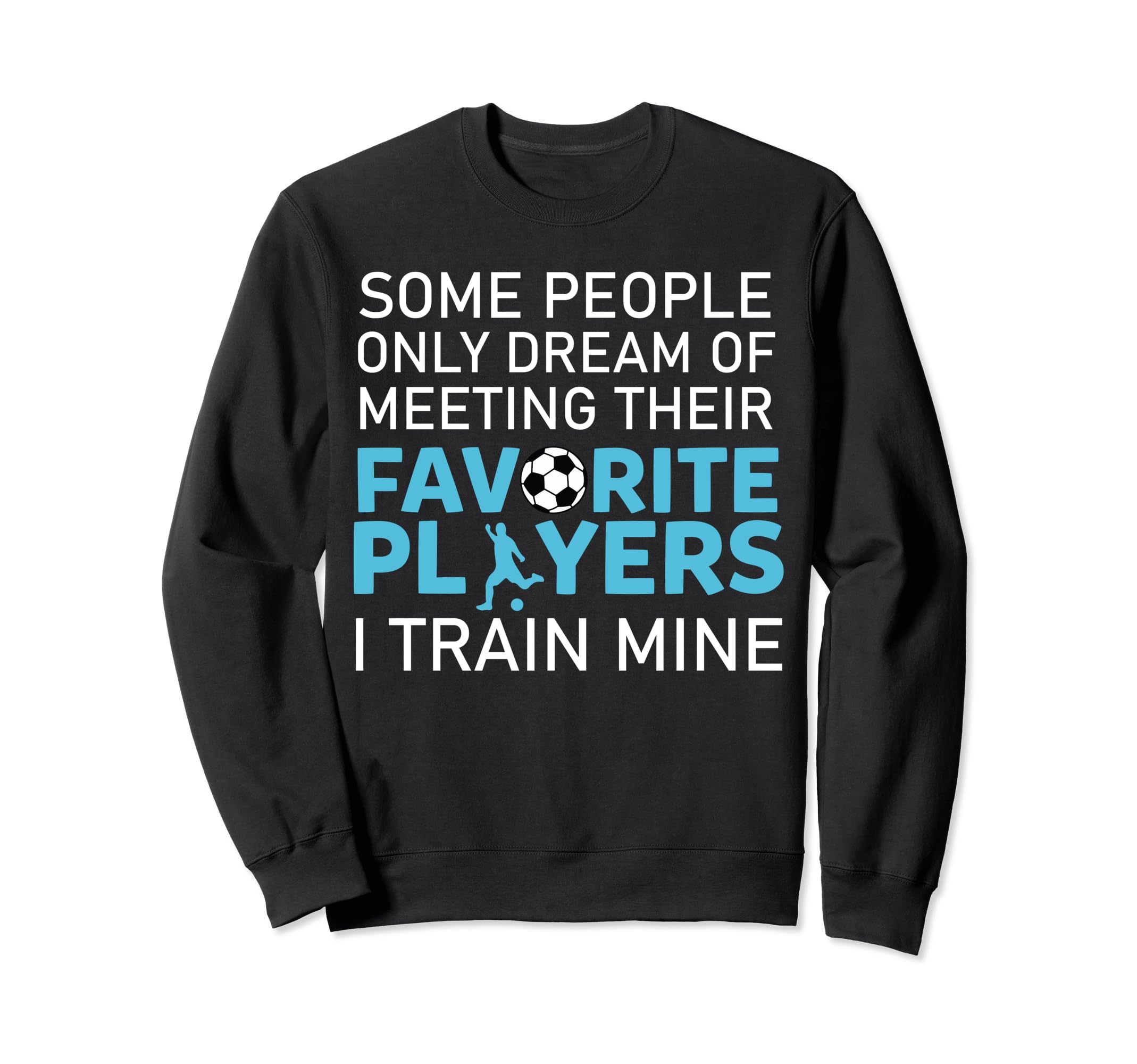 Funny Soccer Coach Trainer Team Sweatshirt - Minimalist Print Men Women