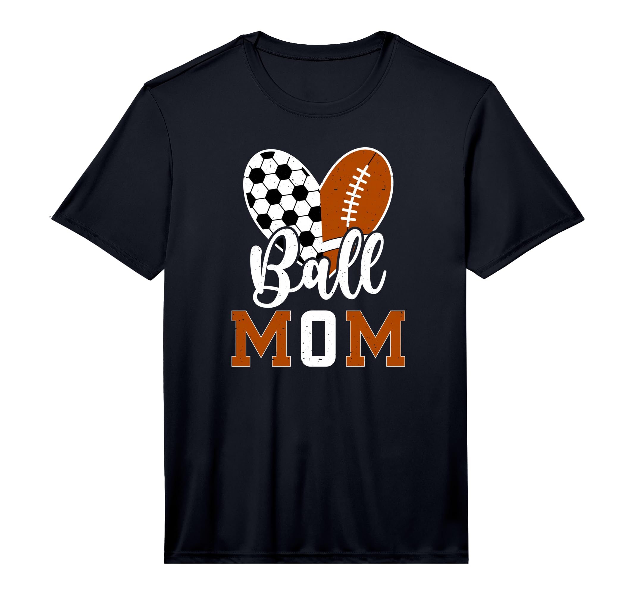 Mens Ball Mom Soccer Football Mom T-Shirt - Custom Art Print Unisex