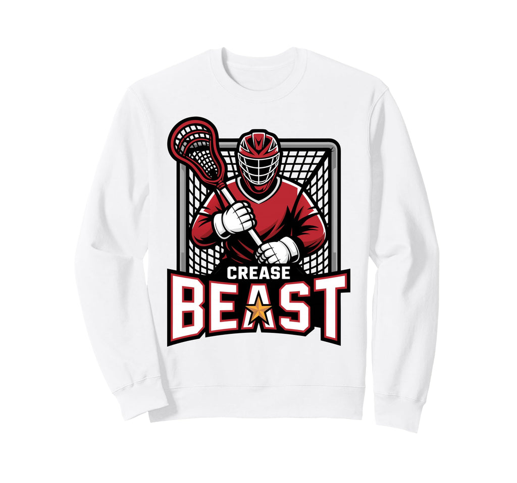 Lacrosse Goalie Crease Lax Sweatshirt - Fun Novelty Design for Adults