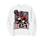 Lacrosse Goalie Crease Lax Sweatshirt - Fun Novelty Design for Adults