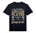 Mens My Favorite Soccer Player Calls Me T-Shirt - Graphic Print Men Women