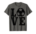 Soccer Player Love Soccer T-Shirt - Minimalist Print Men Women