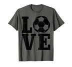 Soccer Player Love Soccer T-Shirt - Minimalist Print Men Women