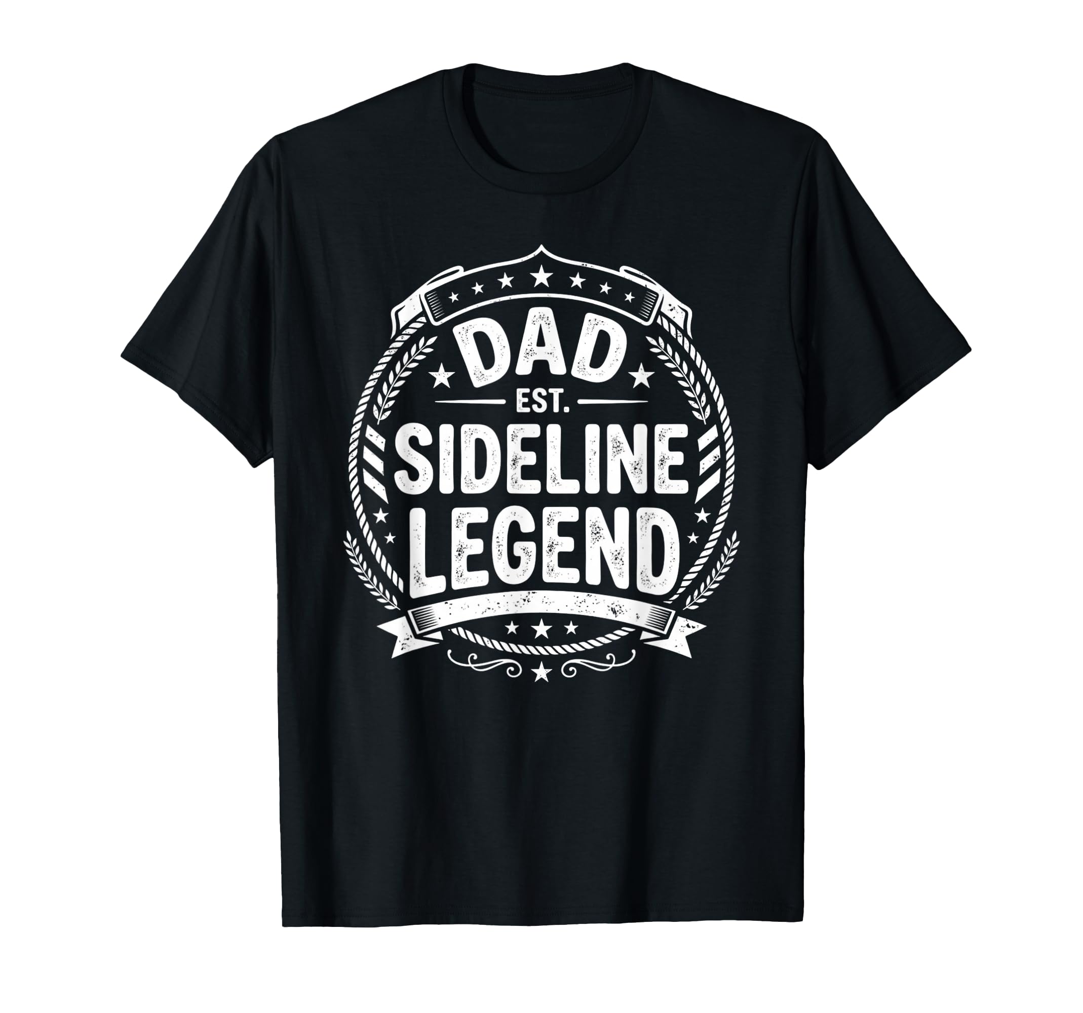 Dad Sideline Legend Sports Game Fathers Day T-Shirt - Trendy Graphic Unisex