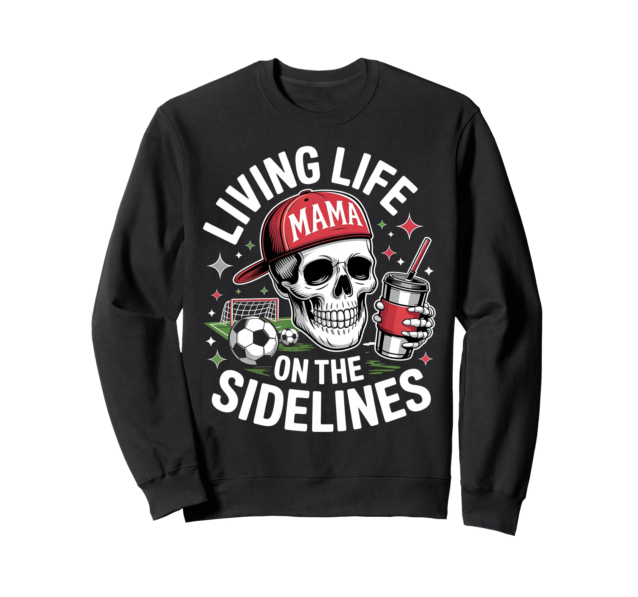 Soccer Mama Living Life Sweatshirt - Casual Everyday Wear for Adults
