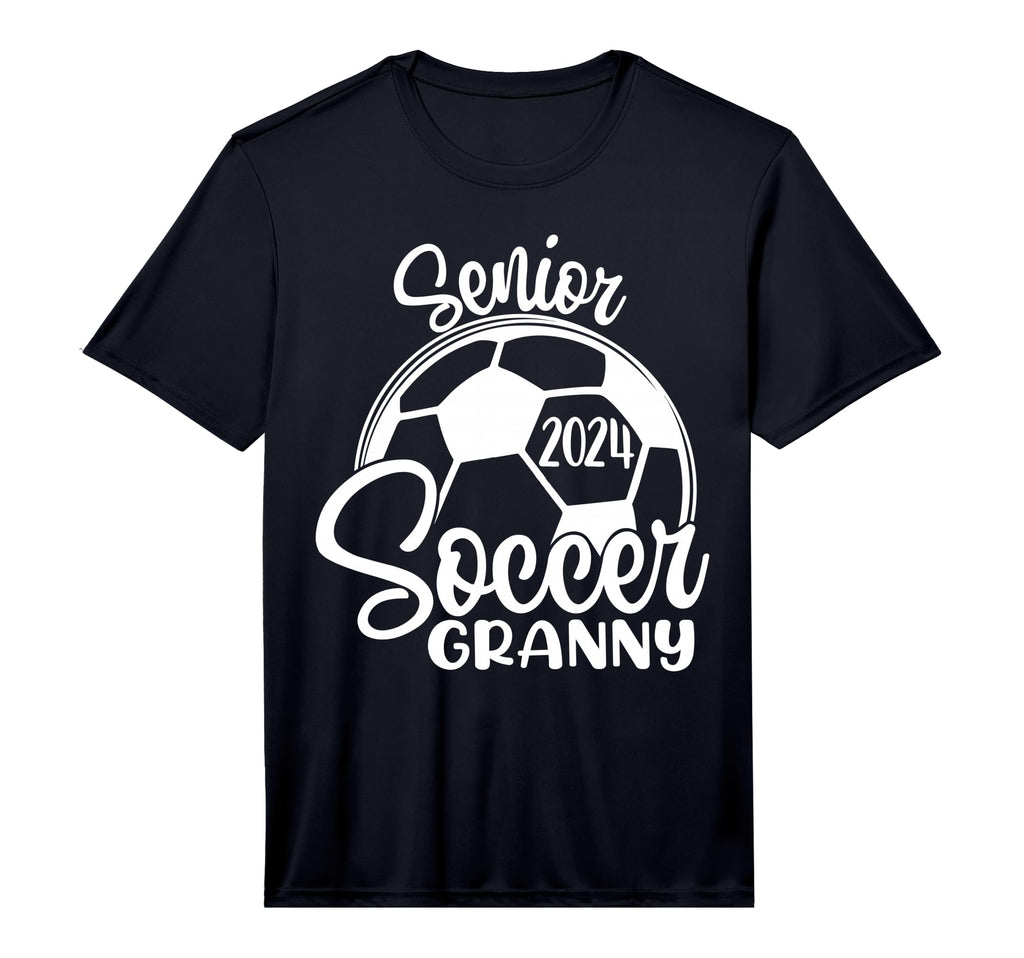 Senior Soccer Granny 2024 Class T-Shirt - Fun Novelty Design for Adults