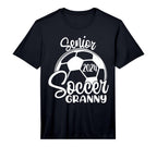 Senior Soccer Granny 2024 Class T-Shirt - Fun Novelty Design for Adults