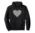 Heart Shaped Soccer Ball Hoodie - Aesthetic Graphic Men Women