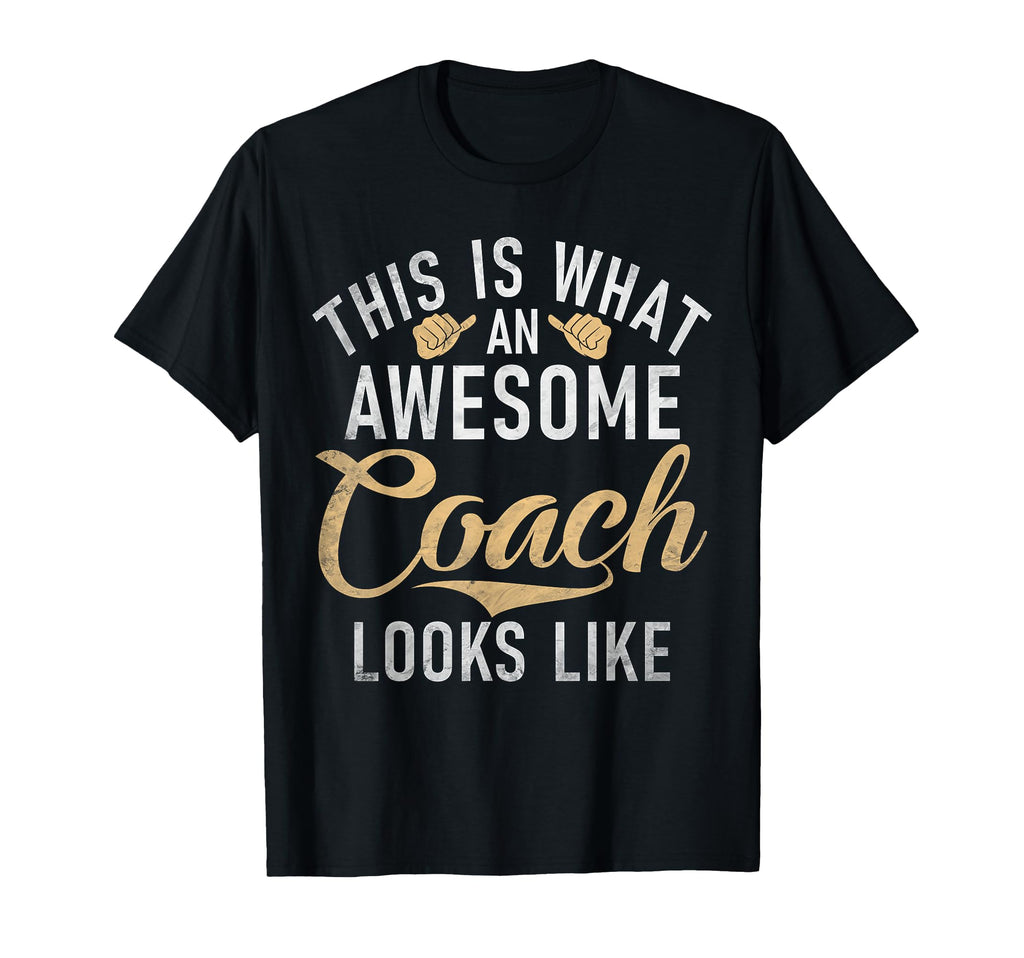 This Is What Awesome Coach Looks Like T-Shirt - Trendy Graphic Unisex
