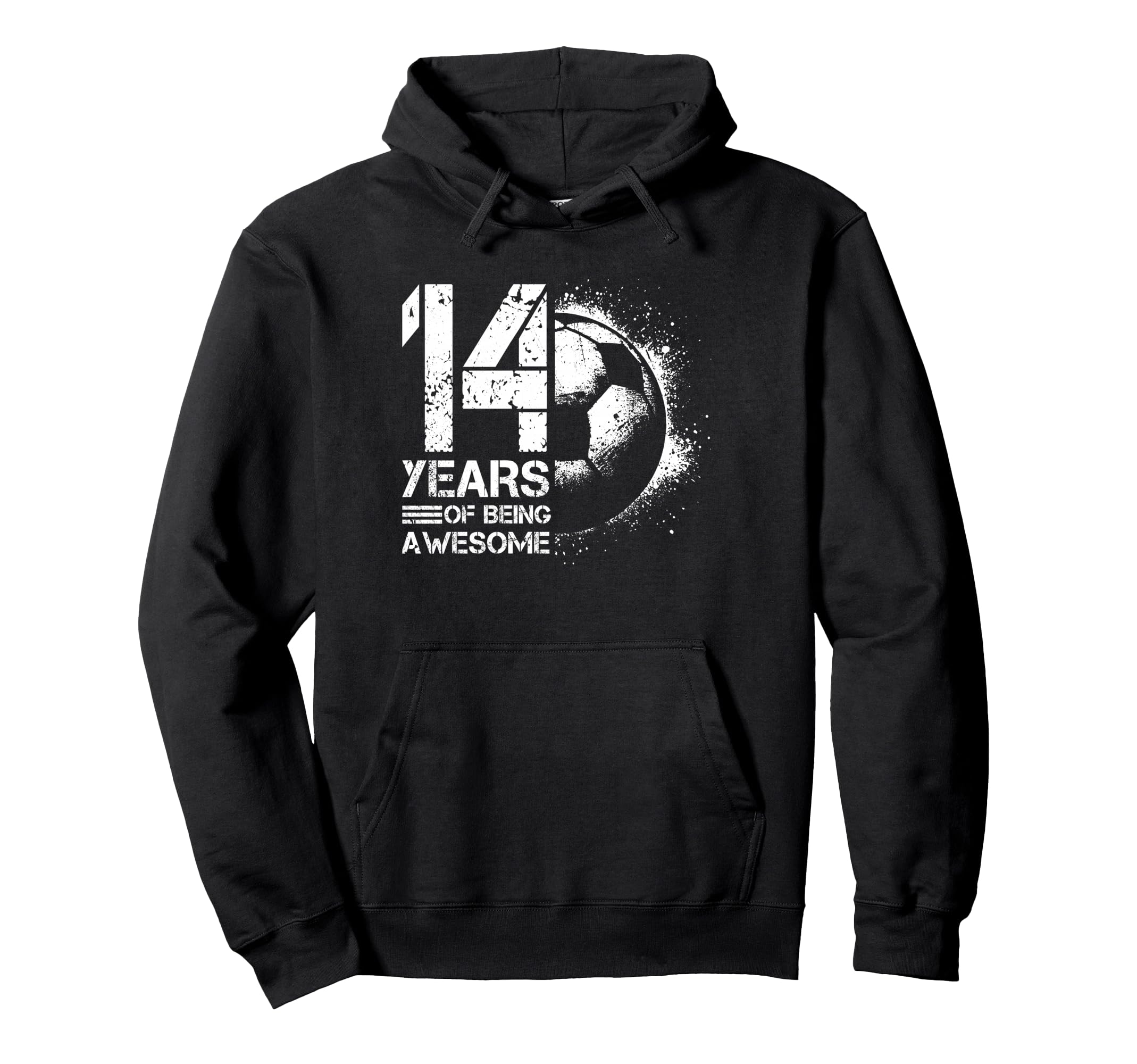 14Th Birthday Soccer Player Football 14 Hoodie - Novelty Apparel Unisex