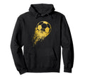 Soccer Player Sports Soccer Ball Hoodie - Streetwear Style for Adults