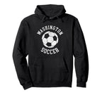 Washington Soccer Distressed 90S Hoodie - Aesthetic Graphic for Adults