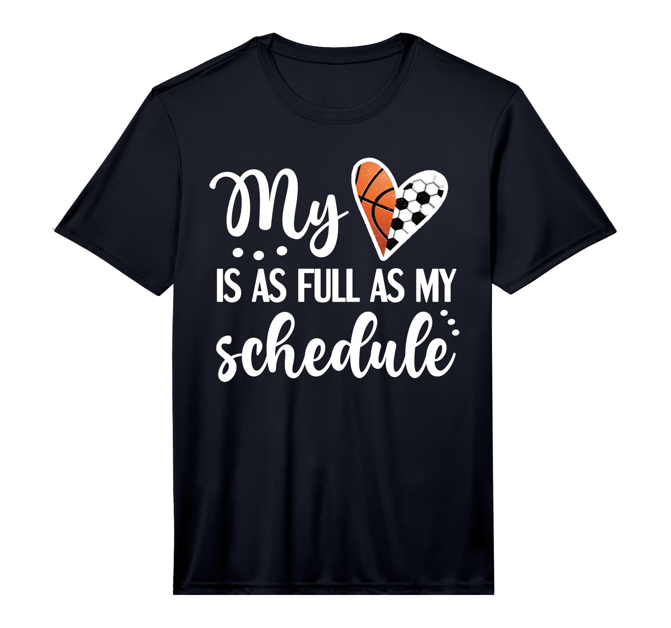 Mens Full Schedule Heart Proud T-Shirt - Custom Art Print Unisex