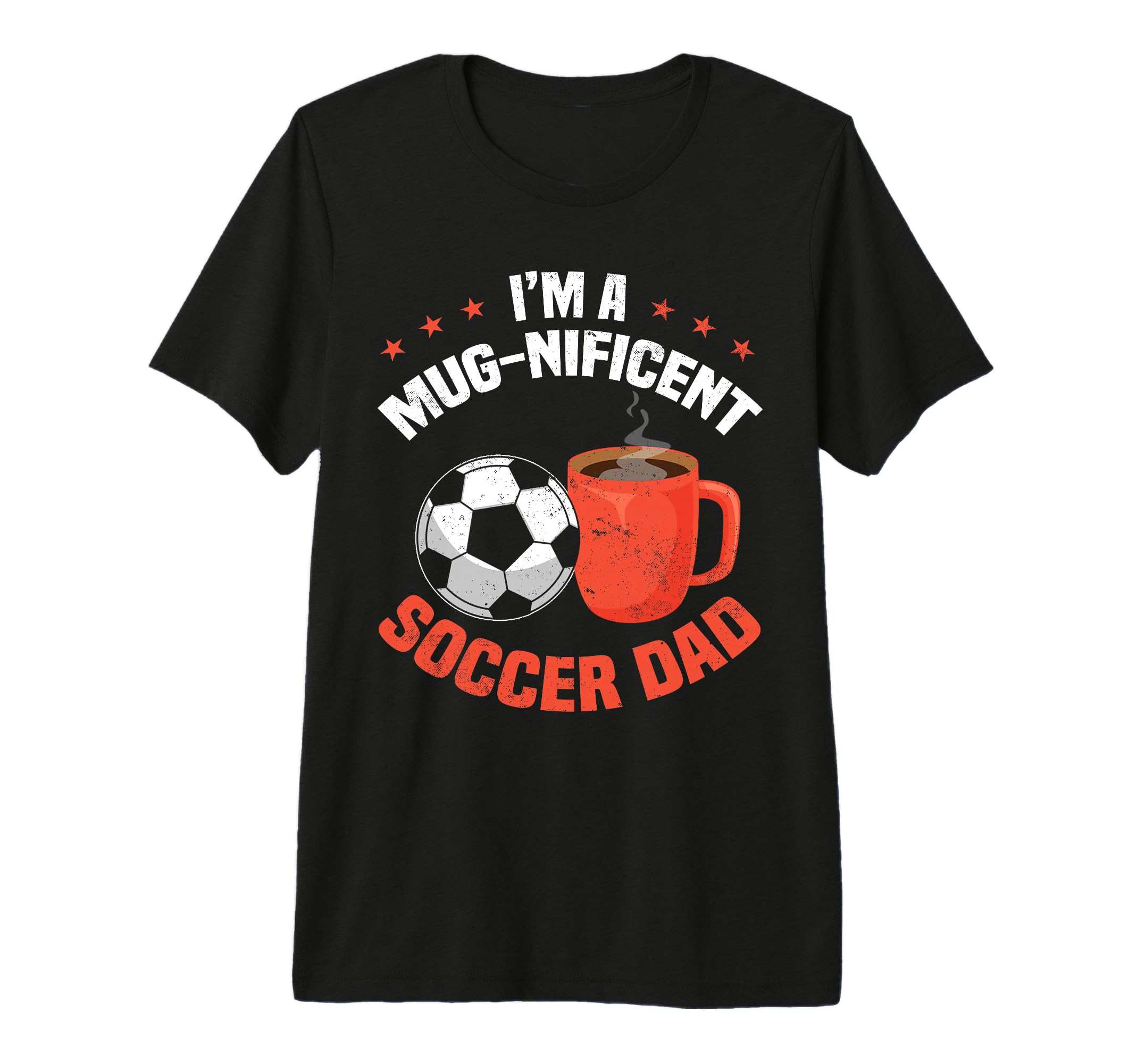 Soccer Dad Funny Coffee Lover Tri Blend T-Shirt - Novelty Apparel Unisex