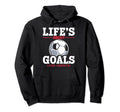 Soccer Player Goal Forward Hoodie - Fun Novelty Design Men Women