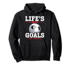 Soccer Player Goal Forward Hoodie - Fun Novelty Design Men Women