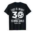 Funny Soccer 30Th Birthday 30 Years Old T-Shirt - Unique Graphic Men Women