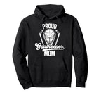 Proud Hockey Goalkeeper Mom Ice Hockey Hoodie - Graphic Print Men Women