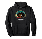 Black Soccer Mom Gifr Soccer Lover Hoodie - Unique Graphic for Adults