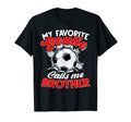My Favorite Goalie Calls Me Brother T-Shirt - Streetwear Style for Adults