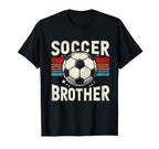 Soccer Brother Family Matching Team T-Shirt - Custom Art Print Men Women