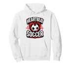 Football Collection Soccer Heartbeat Hoodie - Minimalist Print Men Women