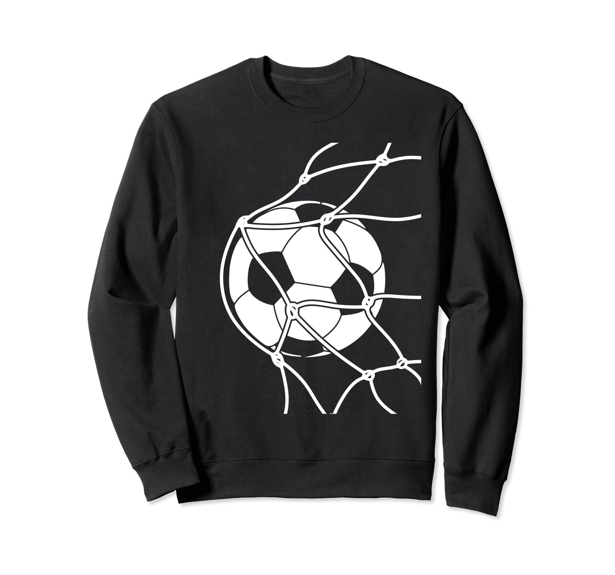 Soccer Ball Goal Funny Player Sports Sweatshirt - Graphic Print for Adults