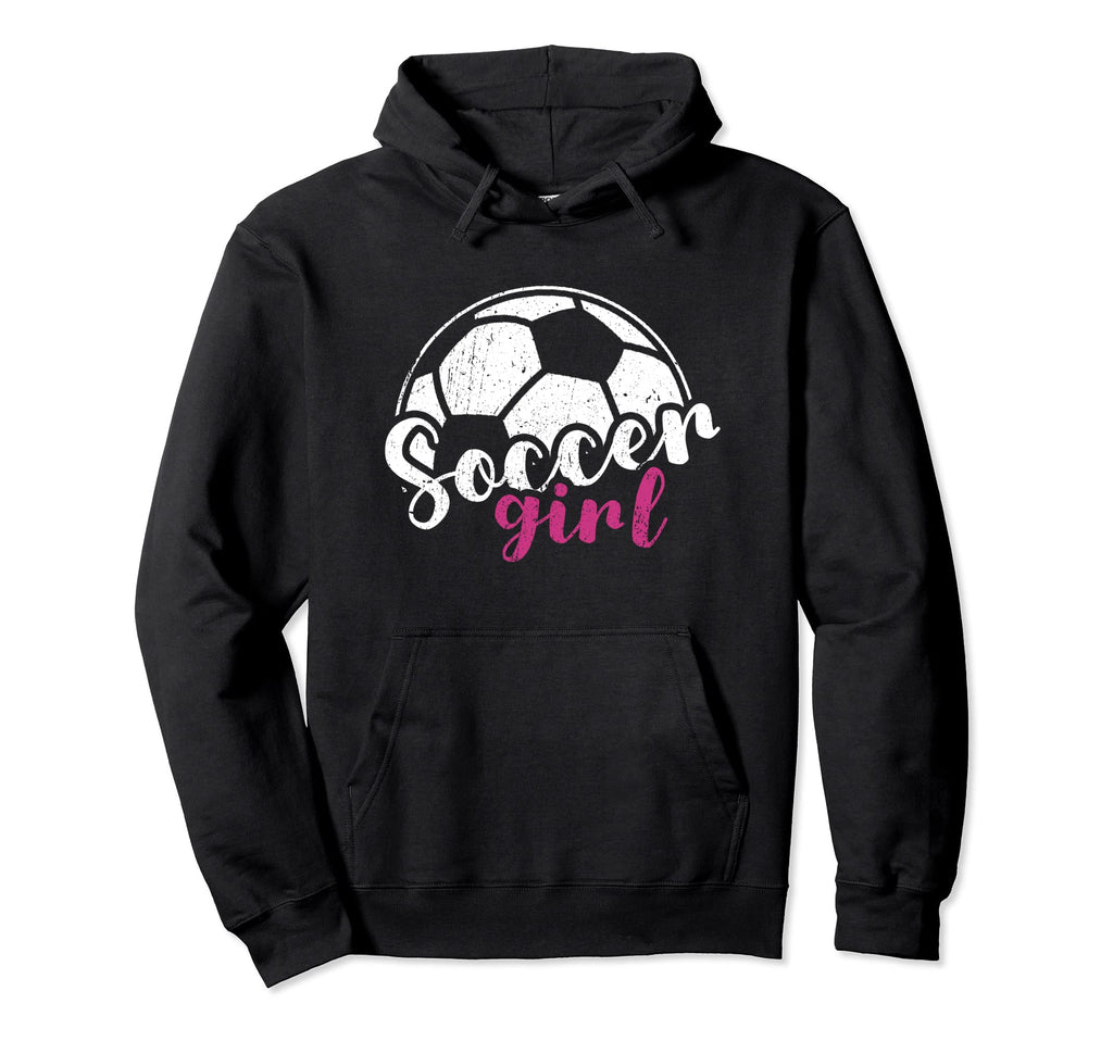 Womens Soccer Player Soccer Soccer Hoodie - Fun Novelty Design for Adults