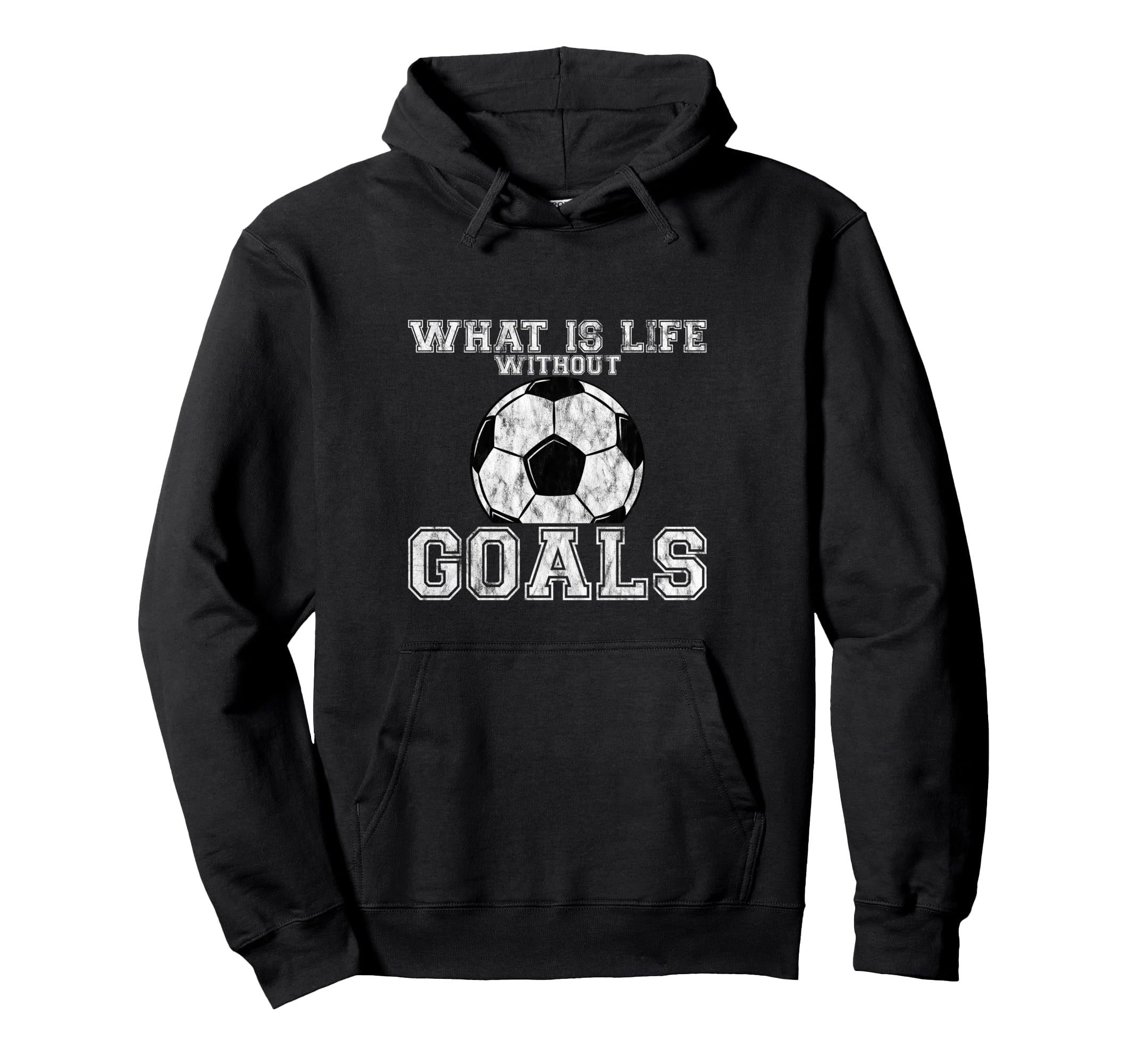What Is Life Without Goals Hoodie - Minimalist Print Men Women