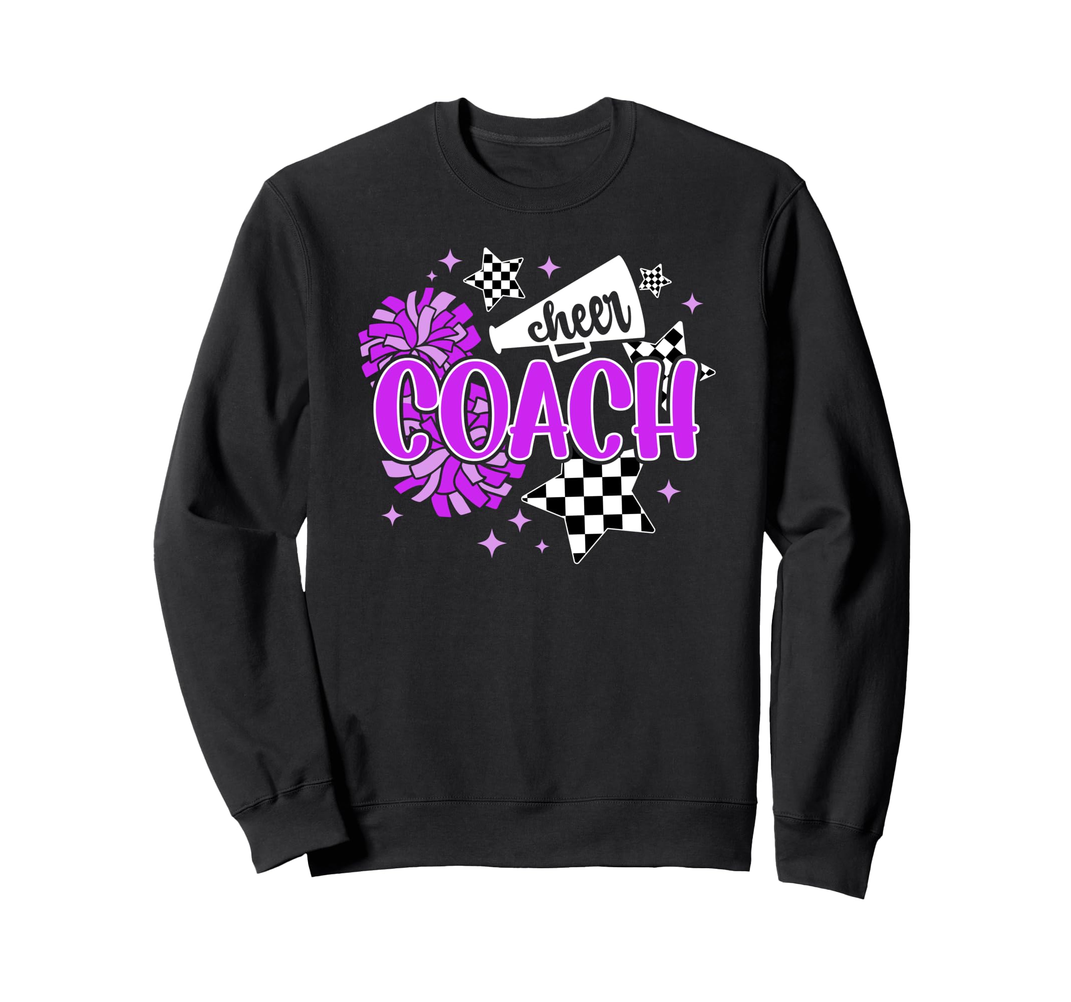 Cheer Coach Appreciation Cheerleader Sweatshirt - Graphic Print Unisex