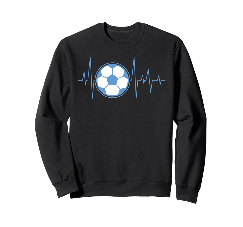 Funny Football Heartbeat Ekg Sweatshirt - Fun Novelty Design Men Women