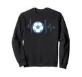 Funny Football Heartbeat Ekg Sweatshirt - Fun Novelty Design Men Women