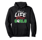 Football Soccer Player Sports Goals Hoodie - Aesthetic Graphic Men Women