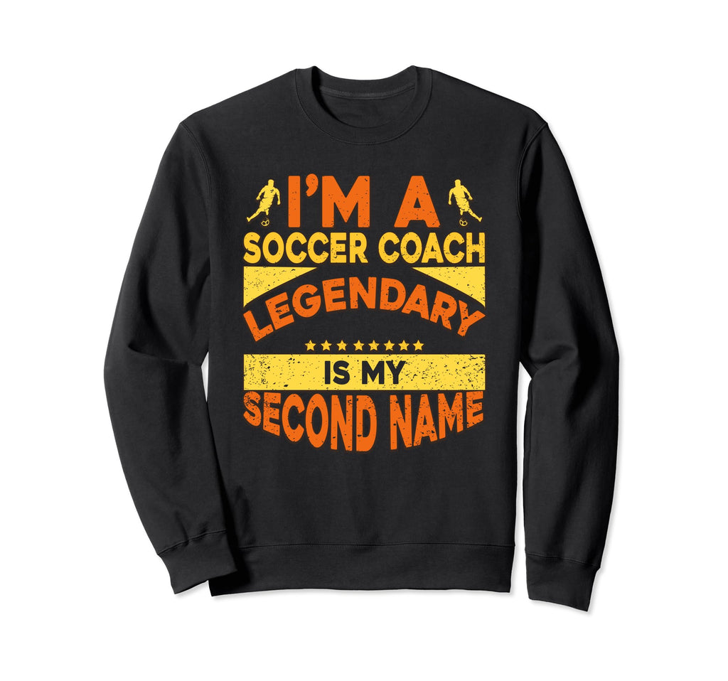 Soccer Coaching Training Trainer Sweatshirt - Novelty Apparel for Adults