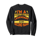 Soccer Coaching Training Trainer Sweatshirt - Novelty Apparel for Adults