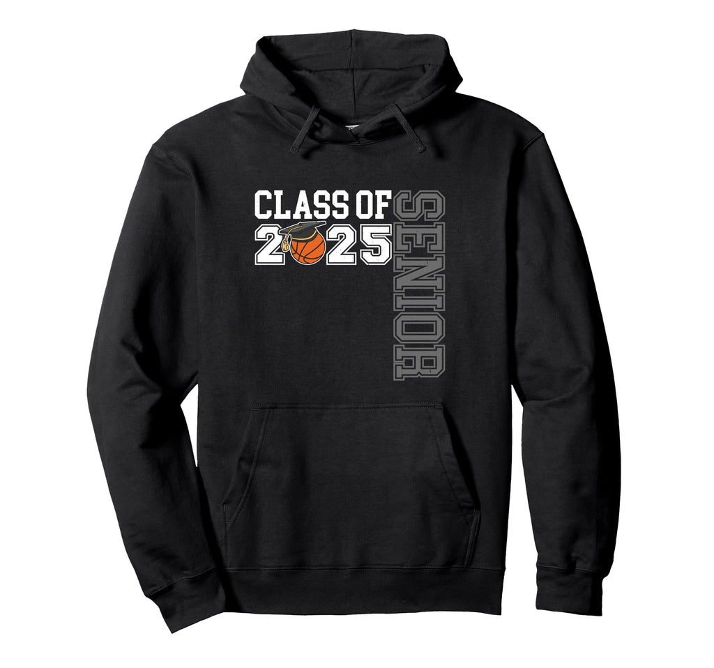 Class 2025 Basketball Senior Night Hoodie - Fun Novelty Design Men Women