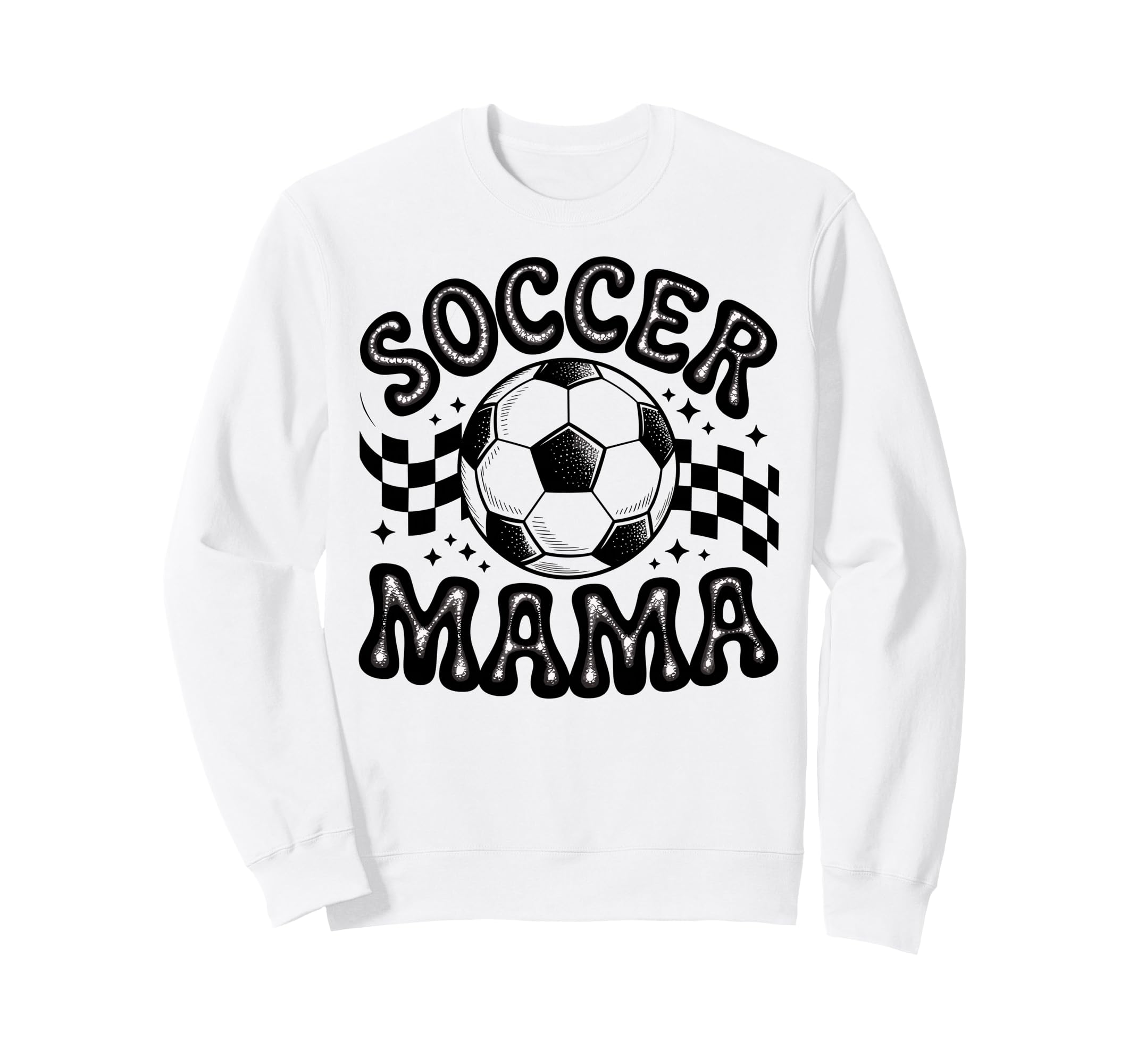 Soccer Mama Football Soccer Sweatshirt - Custom Art Print for Adults