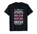 Im Soccer Mom Soccer Player Mother T-Shirt - Fun Novelty Design Unisex